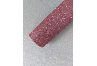 Глиттерный фоамиран 2 мм  20*30 см сиренево-розовый, цена за лист